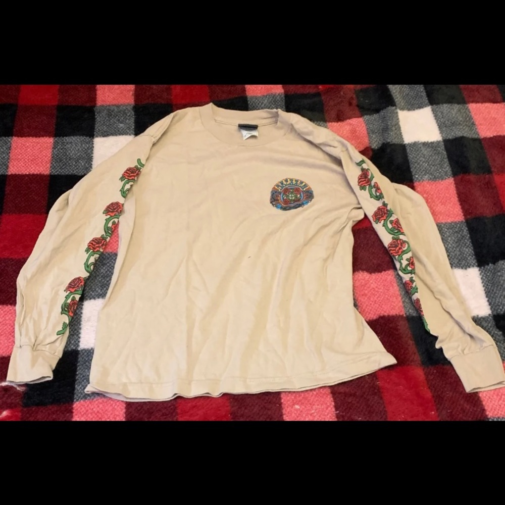 Long sleeve beige tshirt